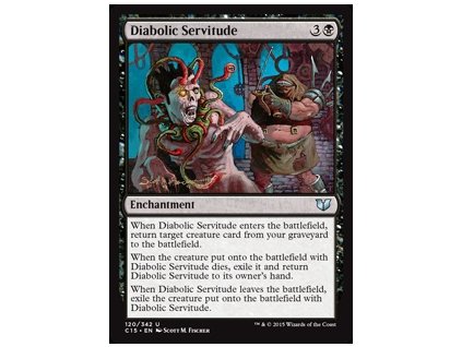Diabolic Servitude (Foil NE, Stav Near Mint)
