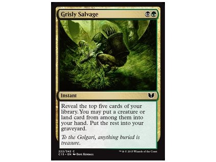 Grisly Salvage (Foil NE, Stav Near Mint)