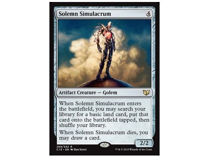 Solemn Simulacrum (Foil NE, Stav Near Mint)