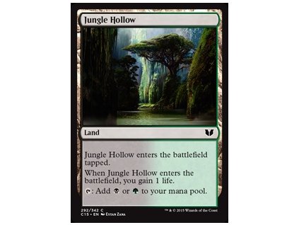 Jungle Hollow (Foil NE, Stav Near Mint)