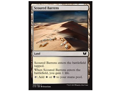 Scoured Barrens (Foil NE, Stav Near Mint)