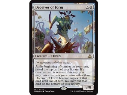 Deceiver of Form (Foil NE, Stav Near Mint)