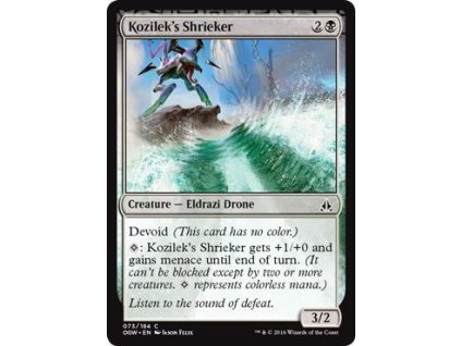 Kozilek's Shrieker (Foil NE, Stav Near Mint)