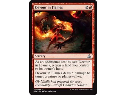Devour in Flames (Foil NE, Stav Near Mint)