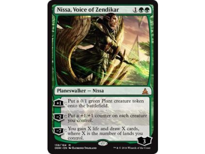 Nissa, Voice of Zendikar (Foil NE, Stav Near Mint)