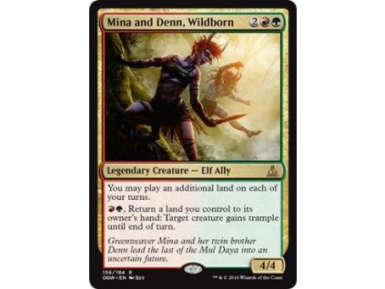Mina and Denn, Wildborn (Foil NE, Stav Near Mint)