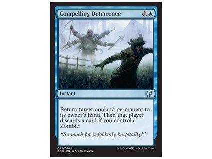 Compelling Deterrence (Foil NE, Stav Near Mint)