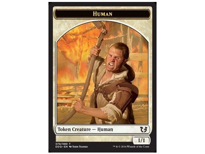 Human Token (Foil NE, Stav Near Mint)