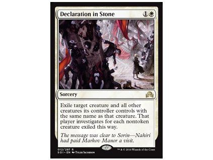 Declaration in Stone