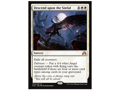 Descend upon the Sinful (Foil NE, Stav Near Mint)