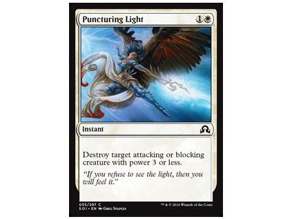 Puncturing Light