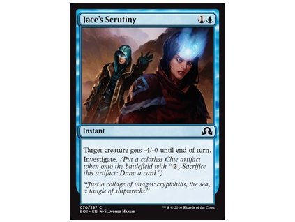 Jace's Scrutiny (Foil NE, Stav Near Mint)