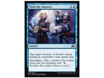 Press for Answers (Foil ANO, Stav Near Mint)