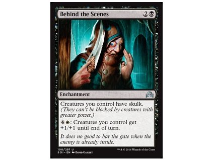 Behind the Scenes (Foil NE, Stav Near Mint)