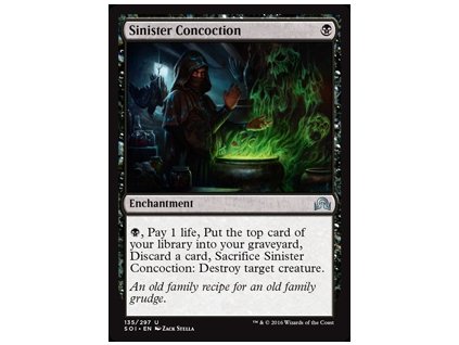 Sinister Concoction (Foil ANO, Stav Near Mint)