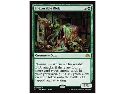 Inexorable Blob (Foil NE, Stav Near Mint)