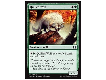 Quilled Wolf (Foil NE, Stav Near Mint)