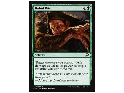 Rabid Bite (Foil ANO, Stav Near Mint)