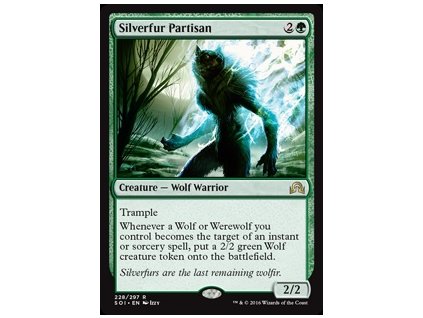 Silverfur Partisan (Foil ANO, Stav Near Mint)