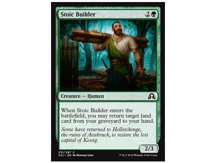 Stoic Builder (Foil NE, Stav Near Mint)