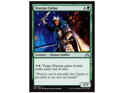 Veteran Cathar (Foil ANO, Stav Near Mint)
