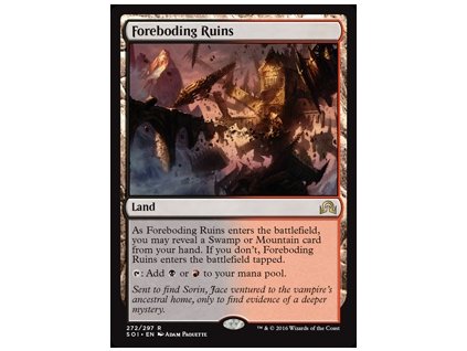 Foreboding Ruins (Foil NE, Stav Near Mint)