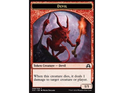 Devil token (Foil NE, Stav Near Mint)