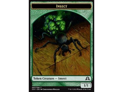 Insect token (Foil NE, Stav Near Mint)