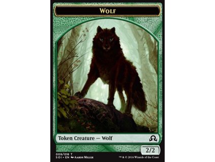 Wolf token (Foil NE, Stav Near Mint)