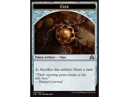 Clue token (Foil NE, Stav Near Mint)