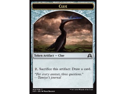 Clue token (Foil NE, Stav Near Mint)