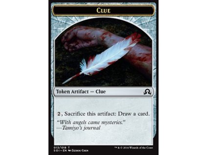 Clue token (Foil NE, Stav Near Mint)