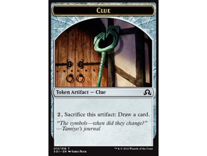 Clue token (Foil NE, Stav Near Mint)
