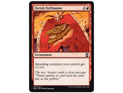 Orcish Oriflamme (Foil ANO, Stav Near Mint)
