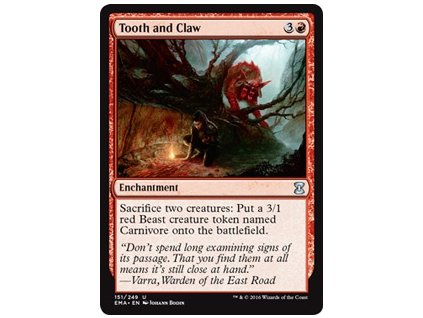 Tooth and Claw (Foil ANO, Stav Near Mint)