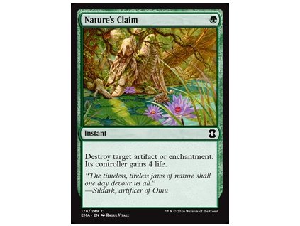 Nature's Claim (Foil NE, Stav Near Mint)
