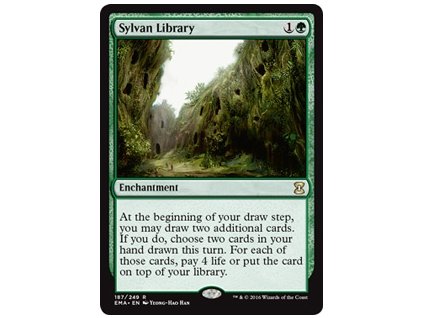 Sylvan Library (Foil NE, Stav Near Mint)