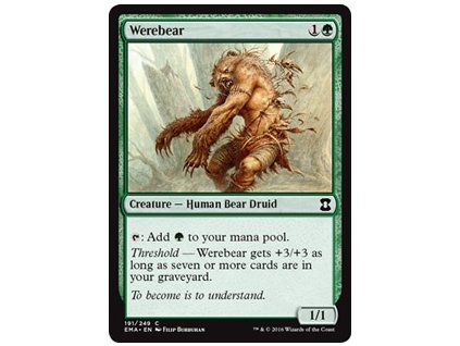 Werebear (Foil NE, Stav Near Mint)