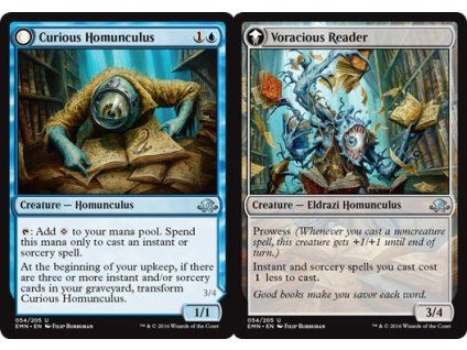 Curious Homunculus // Voracious Reader
