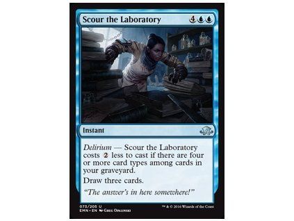 Scour the Laboratory