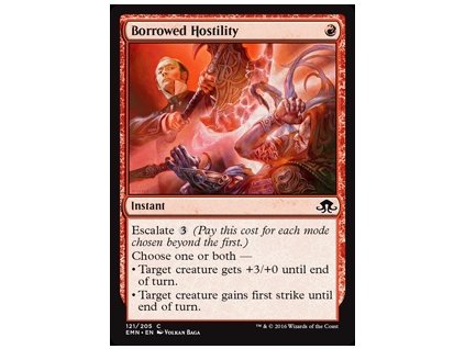 Borrowed Hostility (Foil NE, Stav Near Mint)