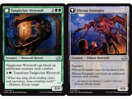 Tangleclaw Werewolf // Fibrous Entangler