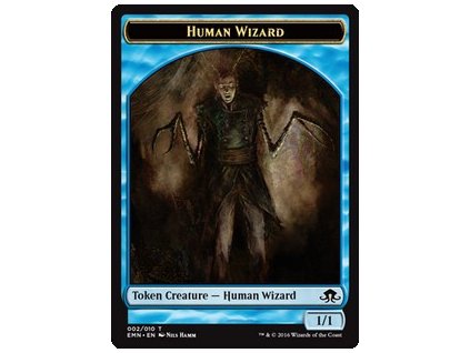 Human Wizard token (Foil NE, Stav Near Mint)
