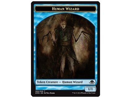 Human Wizard token