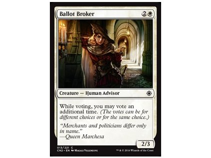 Ballot Broker (Foil NE, Stav Near Mint)