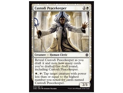 Custodi Peacekeeper (Foil NE, Stav Near Mint)