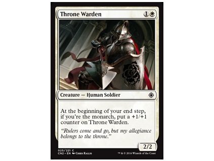 Throne Warden (Foil NE, Stav Near Mint)