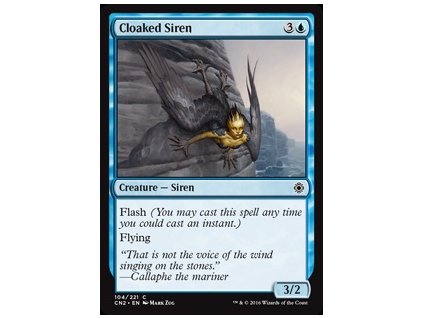 Cloaked Siren (Foil NE, Stav Near Mint)