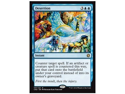 Desertion (Foil NE, Stav Near Mint)
