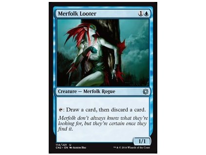 Merfolk Looter (Foil NE, Stav Near Mint)